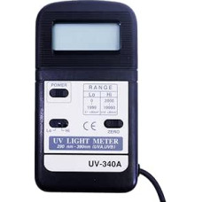 0-1999uW/cm2, 2000-19990uW/cm2, 290-390 nm (UVA, UVB), UV spindulių apšvietimas UV-340A