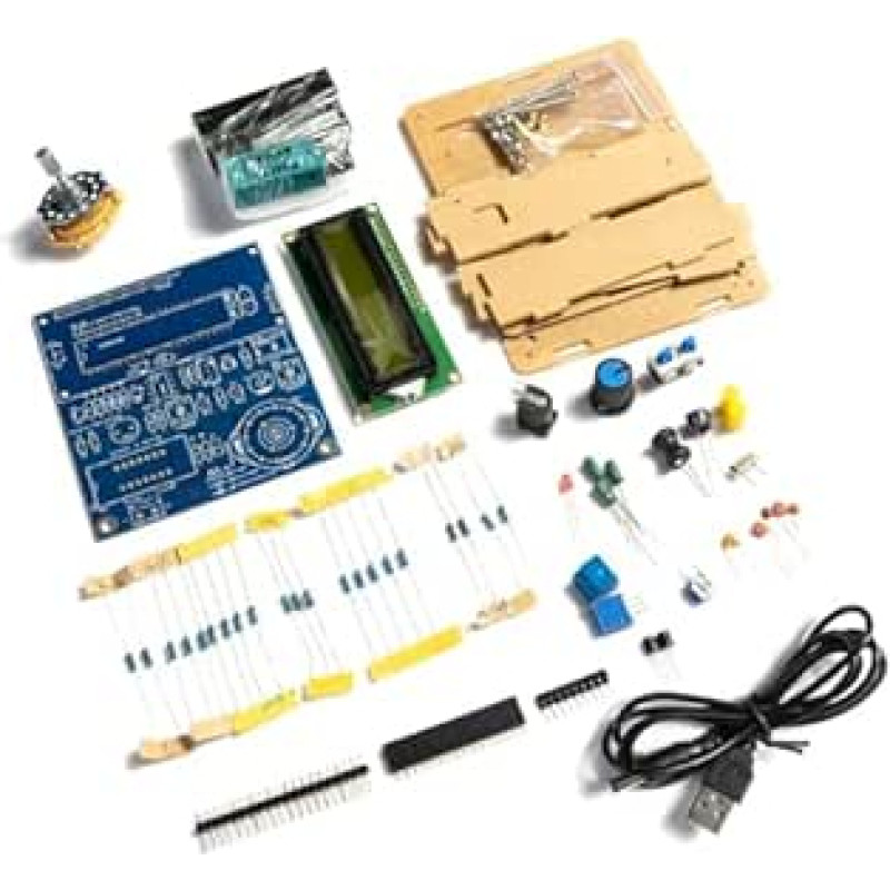 Kapacitinė įranga, elektroninis komplektas, LCD ekranas, pradedančiųjų mokinių rinkinys (#2)