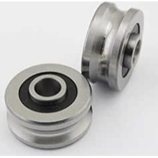 BRDI04444 Lager 20 Stück/50 Stück/100 Stück SG15 2RS U-Nut-Lager Stahlriemenscheibe Kugellager 5 x 17 x 8 x 9,75 mm Spurführungsrollenlager SG5RS V17(50vnt.)