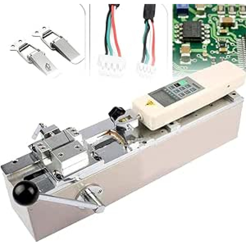 Rankinis horizontalus skaitmeninis Push-Pull-Messgerät - 500 N skaitmeninis Kraftmessgerät Zugkraftmessgerät - 150 mm effektiver Weg - Kabelbaum-Zugkraftprüfgerät Hph Zugkraftprüfgerät