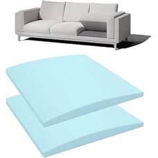 Sofakissen aus hochdichtem Schaumstoff, 50 x 50 cm, Unterkissen für durchhängende Sitze, verbessert den Komfort und verlängert die Lebensdauer des Sofas, 2 Stück