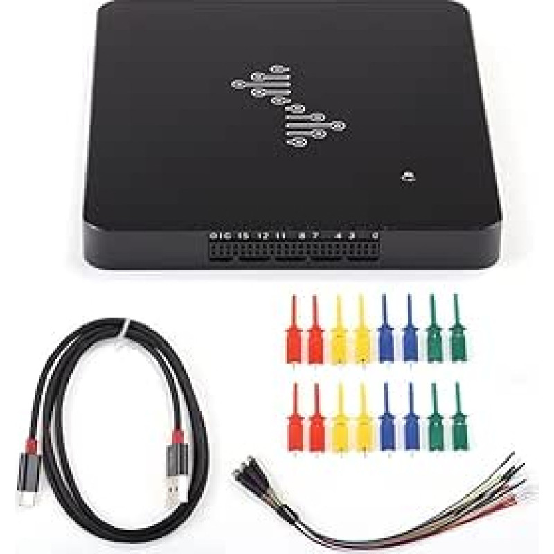 DSLogic analizatorius, DSLogic U2Basic 16-K 400M mėginių dažnio USB 2.0 skaitmeninis signalų analizatorius elektronikai