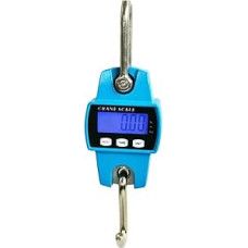 Krovinys, 300 kg mini krovinys Tragbare LCD-Elektronik-Digital-Industriekranwaage Hochleistungs-Hängewaage mit Haken(Blue)