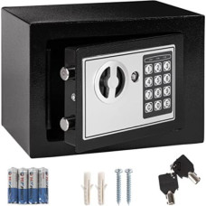 ONVAYA® Mini Steel Safe | 17 x 23 x 17 cm | Furniture Safe | Wall Safe with Combination Lock | Money Safe