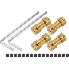 3 mm iki 4 mm skylė 20 mm ilgis 9 mm skersmuo M3 žalvario koto jungtis jungtis 3D spausdintuvui 