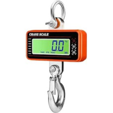 1500 kg/1 t/500 kg LCD-Industrie-Hochleistungswaage, Hängehaken, Legierungsgehäuse, Gewicht, weiß, 65 Fuß, Fernbedienung für Garage Farm(1000kg Black)