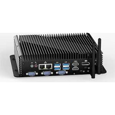 FANPEEC Pramoninis kompiuteris Core i5-1235U 16GB DDR5 RAM 1TB M.2 SSD Pramoninis mini kompiuteris Win 11 Pro, dvigubas 2.5 Gigabit Ethernet, HD+DP trys ekranai, 6*RS232 COM prievadas, WiFi, BT4.2, 8*USB, DC 9V-36V