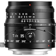 TTartisan 35 mm F1.4 pakreipiamasis objektyvas APS-C 