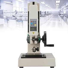 500N/1000N Push-Pull-Messgerät Manueller Kraftmessgerät-Prüfstand, Handpress-Typ-Push-Pull-Prüfstand, Hub 180 mm Mit 5 Sonden, kg/g, KN/N, lb Einheiten Für Laborspannungsprüfungen,500N