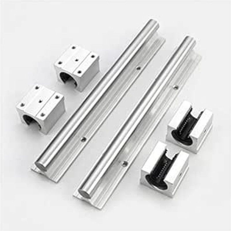 Profesionalus 2-teilių SBR12-Linearschienenführung D12 300 400 500 600 1000 1200 1500 mm Linearschienenwelle 4-teilių SBR12UU-Linearlagerblock CNC(1500mm)