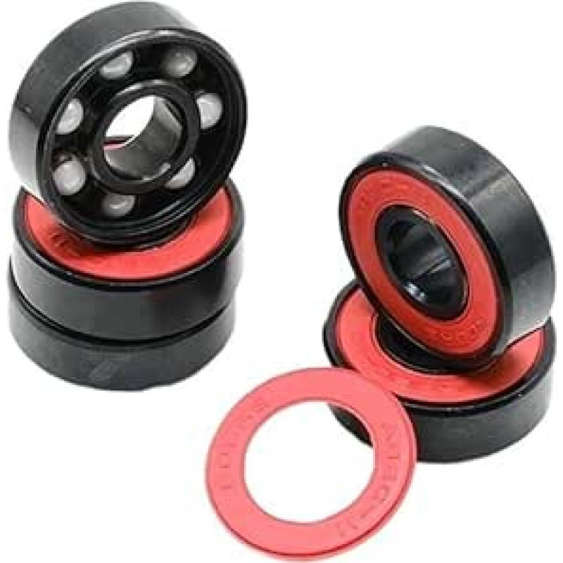 608RS hibridinis keraminis guolis 8x22x7mm 5vnt Dviračio vidinis guolis ir atsarginės dalys Galinis ratas 608 RS 2RS Si3N4 rutulinis guolis 608-2RS