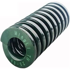 Grüne Druckfeder, Feder für grüne Form, Druckfeder aus legiertem Stahl, schwere Last OD 8 10 12 14 16 18 20 22 25 27 30 35 40 mm Länge 20 mm-100 mm 1 Stück (30 mm (1 Stück), 100 mm