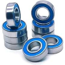 688RS guolis 8x16x5mm 688 RS 2RS rutuliniai guoliai 688-2RS mėlynos spalvos, sandariai uždaryti, 10 vnt.