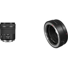 CANON objektyvas RF 15-30 mm F4.5-6.3 is STM ir bajoneto adapteris EF-EOS R, skirtas EOS R sistemos fotoaparatams, suderinamas su EF ir EF-S objektyvais, juodas