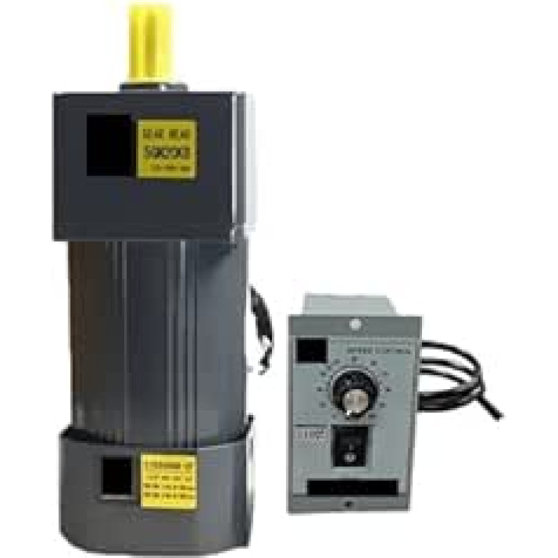 Asynchronmotor 5IK90RGN-AF mit Drehzahlregler 90W 110V einstellbar Einphasenmotor Wellendurchmesser 12mm (0-18RPM)