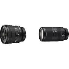 Sony Sony SELP1635G by Sony | FE PZ 16-35mm F4G Premium Wide Angle Full Frame G Series Lens with Power Zoom & E 70-350mm f/4.5-6.3G OSS | APS-C, Super Telephoto Zoom Lens (SEL70350G)