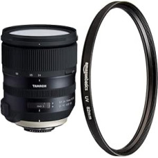 Tamron SP A032N 24-70 mm F/2.8 Di VC USD G2 objektyvas Nikon Black & Amazon Basics UV Cut filtras - 82 mm