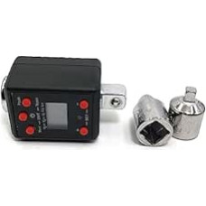 Drehmomentschlüssel Digitaler Drehmomentschlüssel, 1/2 Zoll, verstellbarer Messadapter mit Summer und LED-Blitzbenachrichtigung, Auto-Reparatur-Werkzeug Voll funktionsfähig, klein tragbar, kostengünst