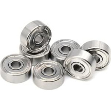 S605ZZ Guoliai 5 x 14 x 5 mm Pakuotė 5 ABEC-7 440C Nerūdijantis plienas S605Z S605 Z ZZ R-1450HH Rutuliniai guoliai