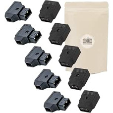 5 x DTap Male D-Tap Solder Socket D Tap + 5 x DTap Female Connector D-Tap Solder Socket D-Tap - Adaptout French Brand