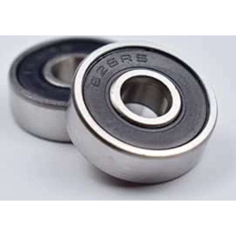 Lager 10 stücke 626RS 6 * 19 * 6 (mm) kostenloser versand chromstahl Gummi Versiegelt Hohe geschwindigkeit Mechanische ausrüstung teile