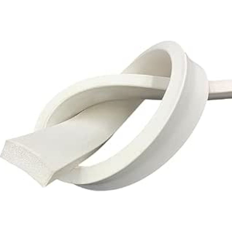 Dichtungsstreifen aus Silikonschaum, massives Schwammgummiband, quadratisch, 3,28 Fuß, dehnungs- und reißfeste, stoßdämpfende Pufferung, for den Modellbau(3mm x 50mm)
