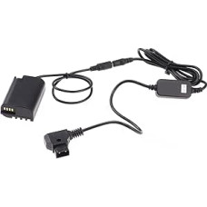 FOTGA D-Tap į DMW-BLK22/DMW-DCC17 dekoduota manekeninė baterija nuolatinės srovės maitinimo kabelis, skirtas PANAS0NIC LUMIX DC-S5 S5K GH6 GH5M2/GH5 II fotoaparatui
