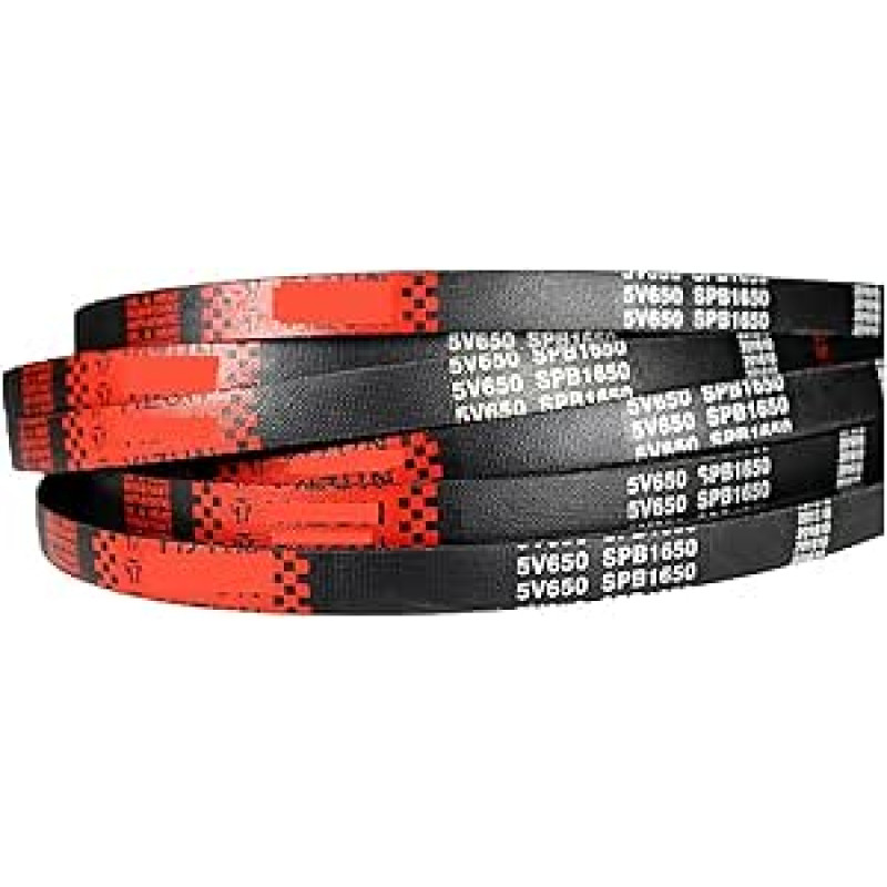 Keilriemen 1 Stück S+P+B/5V Typ S+P+B1180~1700 mm Hartdraht-Gummiantrieb, Teilungslänge, Umfang, industrielle Übertragung, landwirtschaftliche Maschinen, V-Riemen(SPB1200mm Lw)