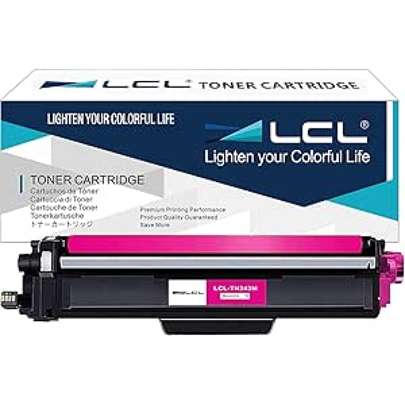 LCL suderinama tonerio kasetė TN243 TN-243 TN243M TN-243M TN243M TN-243M, tinkanti Brother HL-L3210CW HL-L3230CDW HL-L3270CDW MFC-L3710CDW MFC-L3750CDW MFC-L3770CDW MFC-L3730CDW DCP-L3511 0CDW CDW