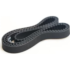 RAHBI STPD 2M Gummi-Zahnriemen mit geschlossener Schleife S2M-198/200/202/204/206 mm, Breite 6/9/10/15 mm, Teilung 2 mm leisurely (Dydis : S2M-198 (99 dantys), Spalva : 2vnt-6mm)