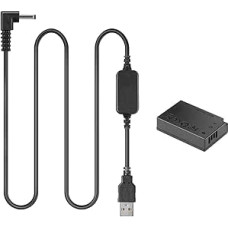 Raeisusp PS700 ACK-700 USB kabelis + DR-E17 baterijos nuolatinės srovės jungtis, skirta 