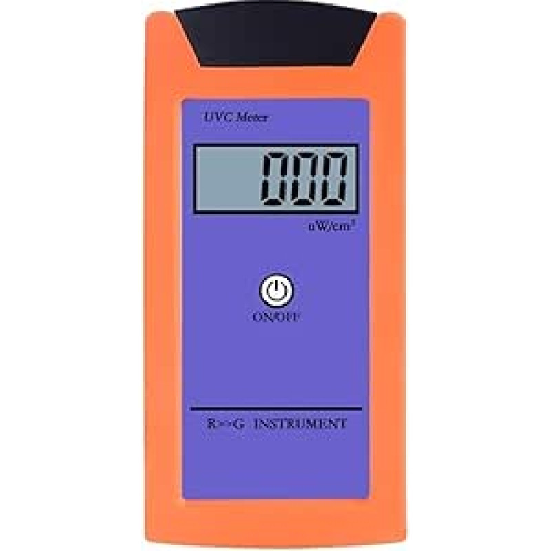Nešiojamasis šviesos matuoklis, UV indekso matuoklis, 220-280 NM, didelio UV spinduliavimo matavimo vadovas su 