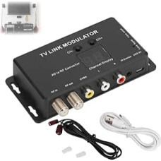 RF moduliatoriai, TM70 UHF TV jungties moduliatorius, AV ir RF keitiklis, IR plėstuvas su kanalų ekranu, paprastas montavimas ir nustatymas