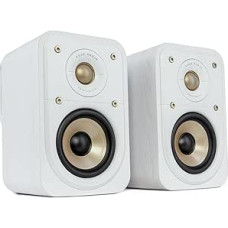 Polk Audio Signature Elite ES10 High Resolution Surround Speakers for Home Theater, Stereo Speakers, Satellite Speakers, HiFi, Hi-Res Certified, Compatible with Dolby Atmos and DTS:X (Pair)
