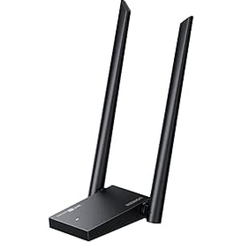 UGREEN AXE5400 WLAN Stick WiFi 6 WLAN adapteris kompiuteriui, trijų dažnių 2,4G/5G/6GHz, lengvai montuojamas, 3dBi antenos, WPA3, USB WLAN Stick, suderinamas su 