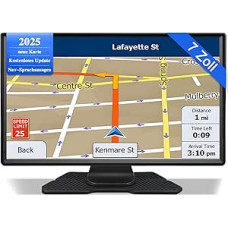 Navigacijos prietaisas nameliams ant ratų, 7 colių, sunkvežimių navigacijos prietaisai, GPS, automobiliams, realaus laiko eismas su HD ekranu ir valdymu balsu, Europos žemėlapis tolimai navigacijai, navigacijos prietaisai automobiliui