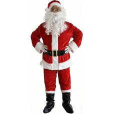 Kalėdų Senelio kostiumas Complete Deluxe Santa kostiumas Suaugusiųjų kostiumas Kalėdoms - Kalėdų Senelio kostiumas vyrams ir vyrams