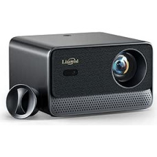 Beamer-4K [1000+ Apps Compatible with Netflix, Browser & Live TV | AI Car Setup & CEC Control] 1080P 1400 ANSI Lisowod Smart Projector WiFi 6, Bluetooth 5.3, Dolby Audio, Home Cinema & Outdoor