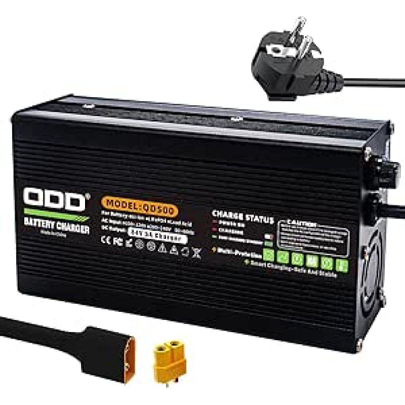 QDD akumuliatoriaus įkroviklis 84V 5A elektriniam motociklui Ličio akumuliatorius 72V 20S Universalus greitas įkroviklis elektriniam motociklui XT60 jungtis