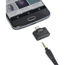 Syba 96 kHz 24 Bit DAC USB-C Tupe C Audio Sound Adapter to 3.5 mm Headphone Amplifier 3 Level EQ SD-AUD20223