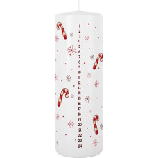 Herz & Heim® Advento žvakė su asmeniniu atspaudu - Advent Advent Ein Lichtlein brennt