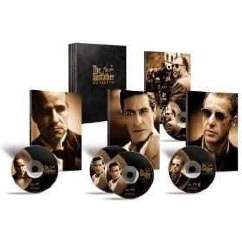 Krikštatėvio trilogija (5 diskų rinkinys) [DVD]