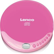 Lenco CD Portable CD Player Walkman Discman with Headphones and Micro USB Charging Cable