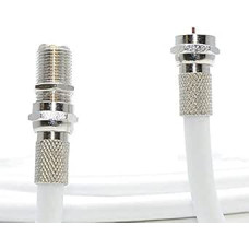 1M White Virgin Media Sky TV Broadband Extension Coax Cable For Tivo & Superhub (1M, WHITE)