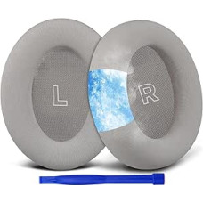 SOULWIT Full Cooling Gel Replacement Ear Pads for Bose QC Ultra/New QuietComfort Ultra (2nd Gen) Wireless Headphones, Replacement Pads with Breathable Ice Silk Fabric and Noise Isolation Foam