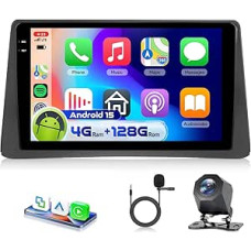 4G 128G VECHTEL 9 Inch Bluetooth Car Radio for Opel Mokka 1 2012-2016/Buick Encore 2013-2015 Carplay Android Car, Android 15, EQ, WiFi GPS, Mirror Link, RDS/FM Radio 2 DIN with AHD Rear View Camera