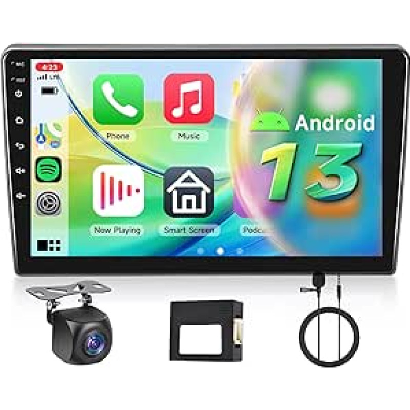 Hodozzy Carplay automobilinis radijas Peugeot 407 2004-2011 Android automobilinis radijas su navigacija, 9 colių jutiklinis ekranas su Android Car/WiFi/GPS/RDS/FM/Bluetooth/USB