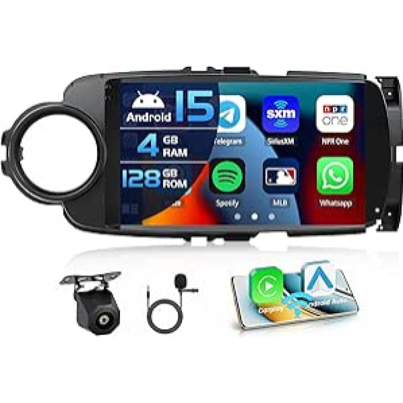 4+128G Automobilinis radijas 