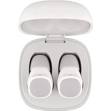 STREETZ TWS-002 Stereo Bluetooth Headphones, Wireless In-Ear Earbuds with Premium Sound Profile, Particularly Small and Lightweight, IPX6 Water Protection Class, Comfortable Hold, Bluetooth 5 (White) BD002 Slim