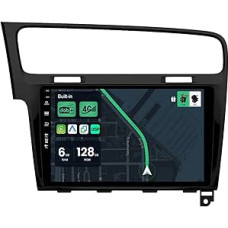 [6G + 128G] IPS 10.1 colių Android 14 automobilinis radijas VW Golf 7 Golf VII 2012-2020 su Navi Octa Core [Integruotas 4G LTE/DAB+/CarPlay/Android Car/DSP/Mirror Link/GPS Navi/Bluetooth 5.0/HDMI